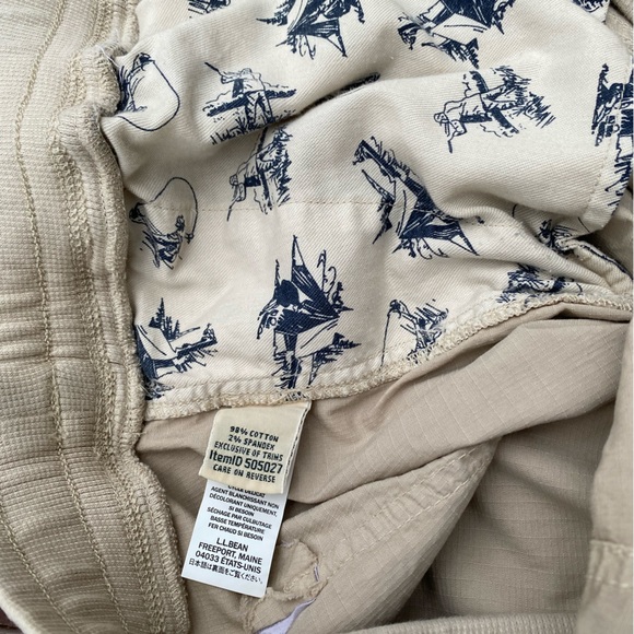 L.L.Bean Women's Stretch Ripstop Pull-On Pants, Slim-Leg reg Medium sandbar - Picture 7 of 12